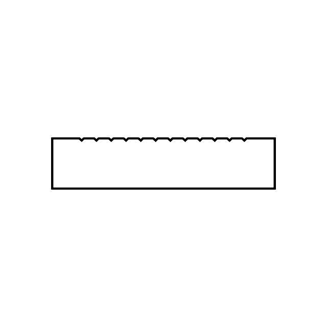 D1-AS thermowood profile section drawing
