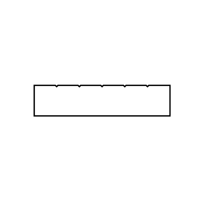 D1-AS2 thermowood profile section drawing