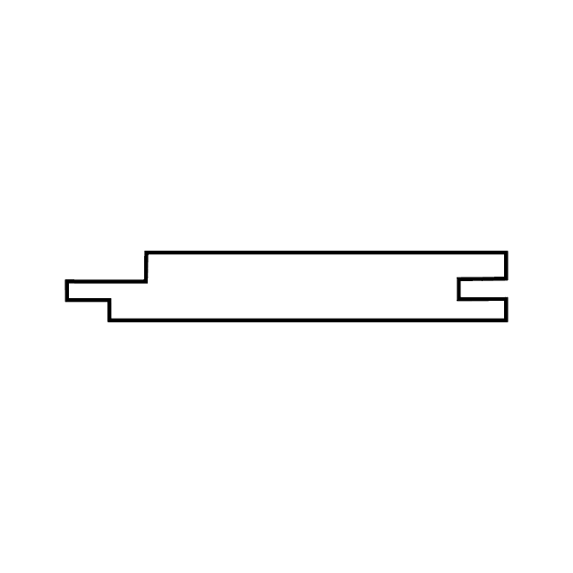 TG-I thermowood profile section drawing