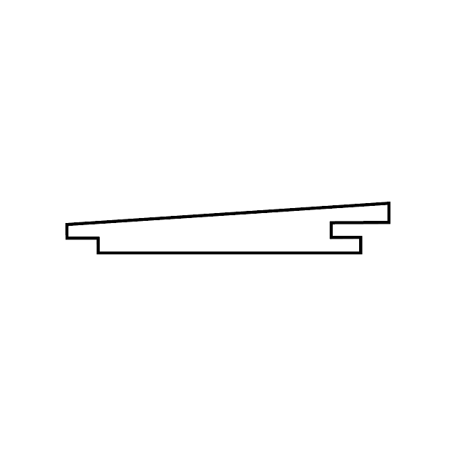 TG-Lap thermowood profile section drawing